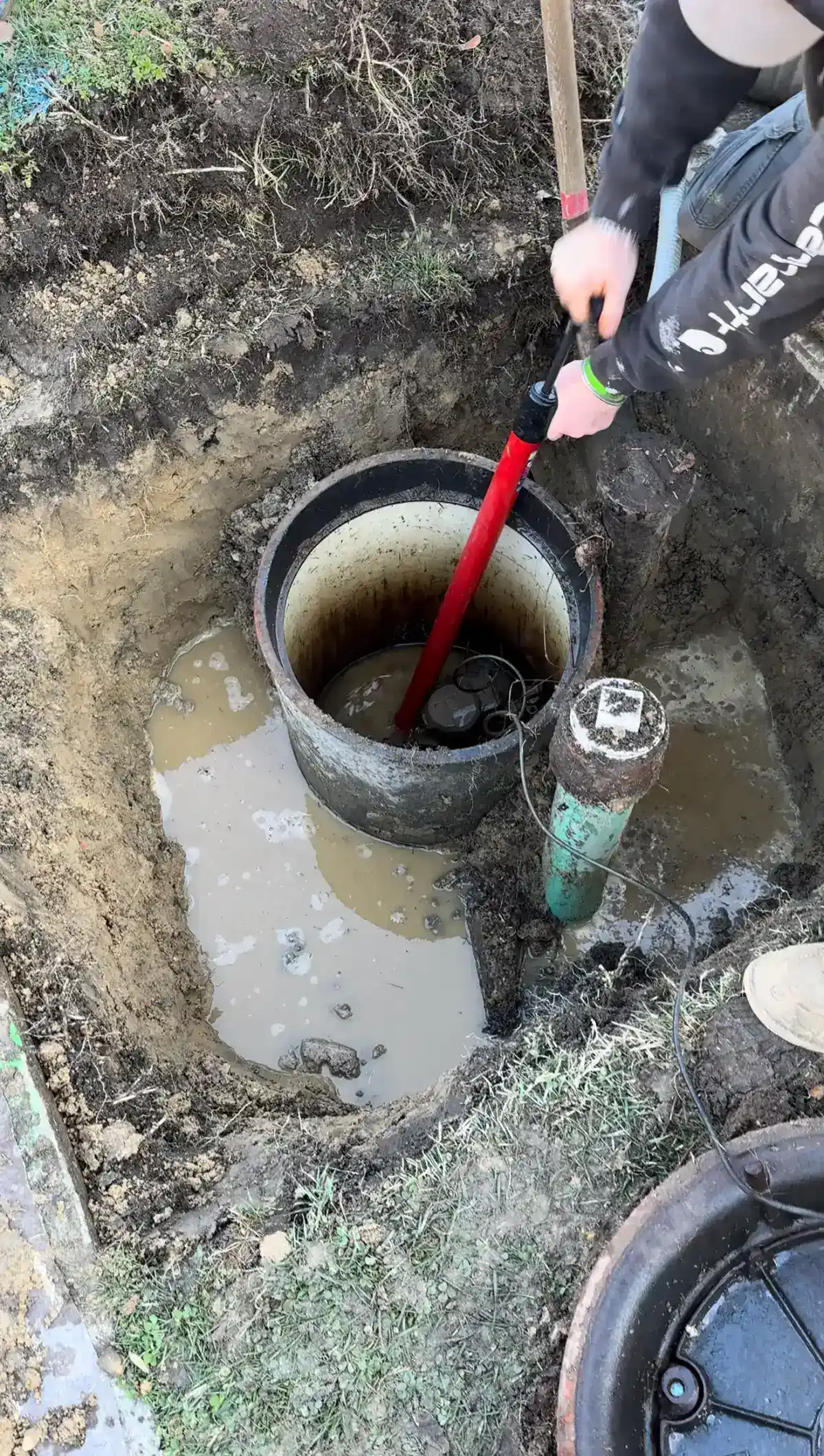 Backflow valve repair and diagnostic service on a South Jersey sprinkler system