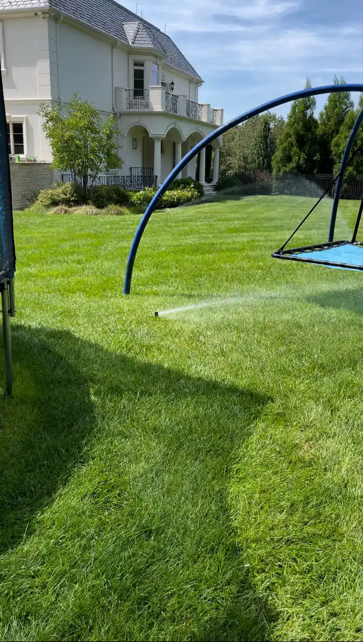 Sprinkler system installed at upscale residential property