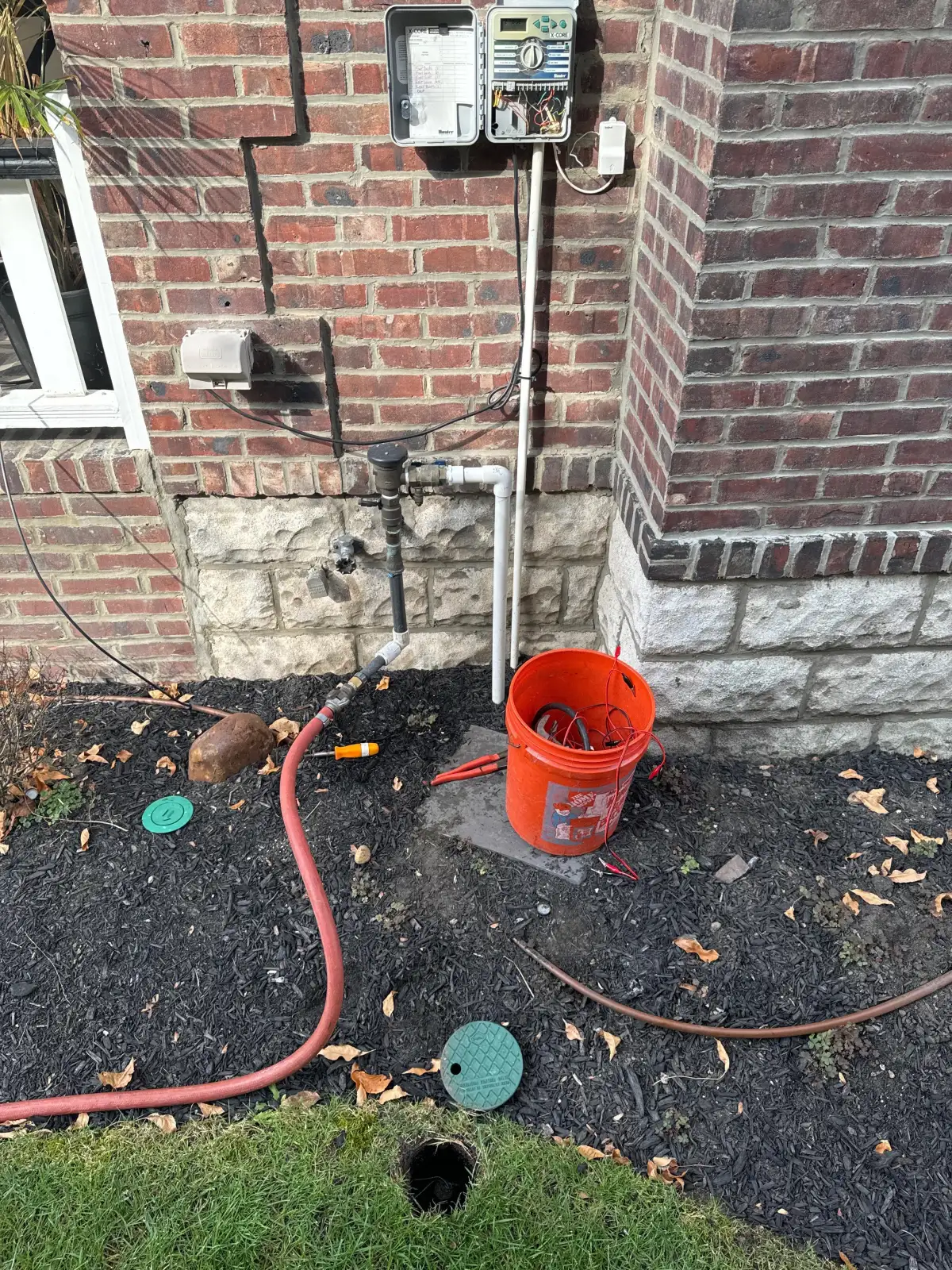 Irrigation controller being set to off mode during winterization